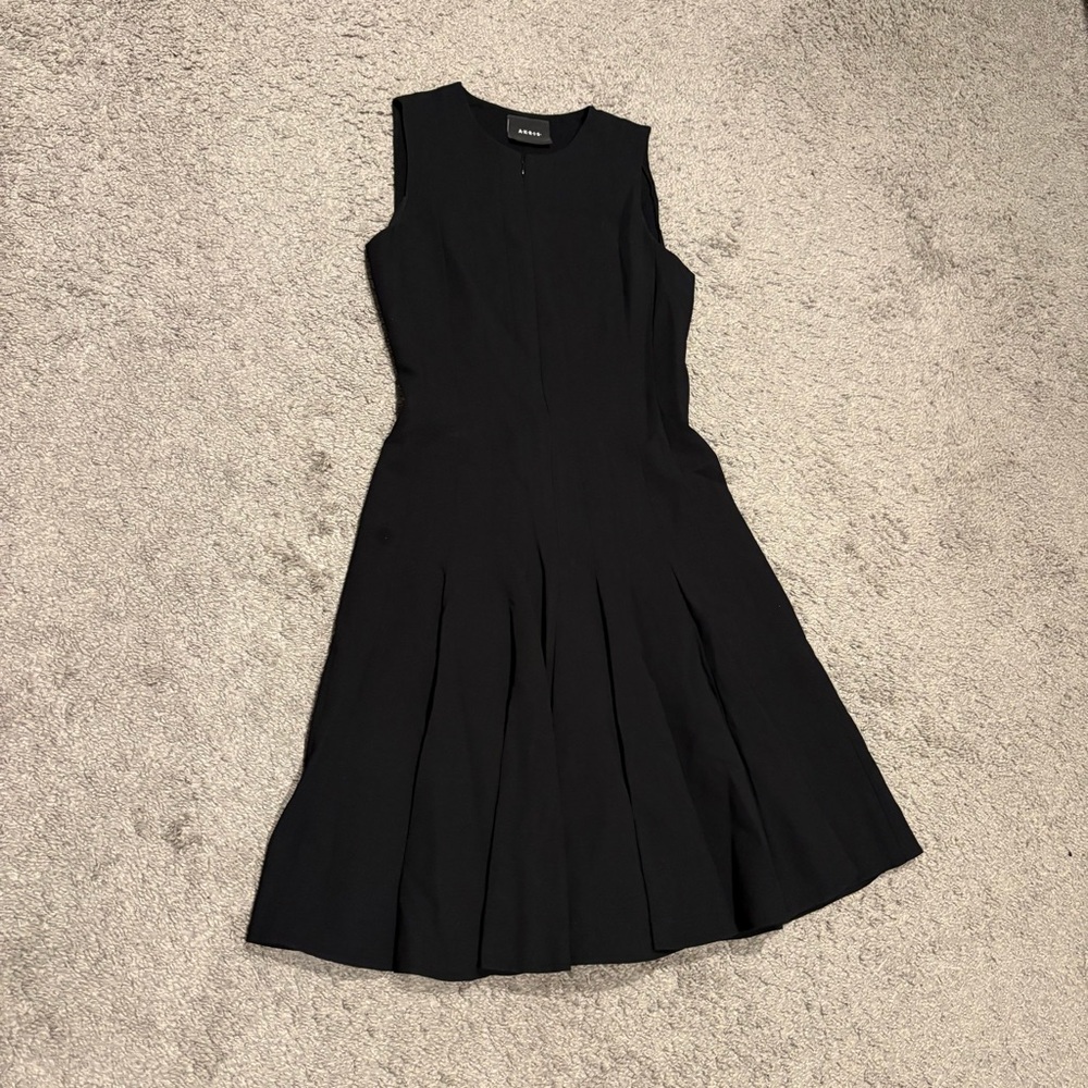 Akris Sleeveless Double Face Wool Front Zip Dress In Black Size US 4 $2,990.00 - Picture 9 of 16